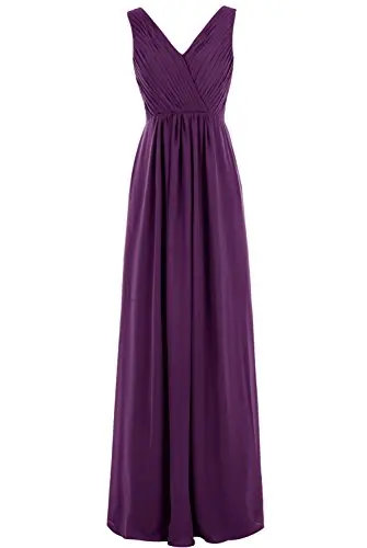 

2020 Sexy V Neck Chiffon Strap Formal Cocktail Club Long Evening Gown