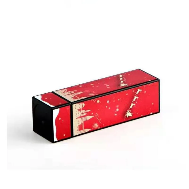 Оптовая продажа DIY Бутылочки для губной помады на рождественскую елку блеск губ