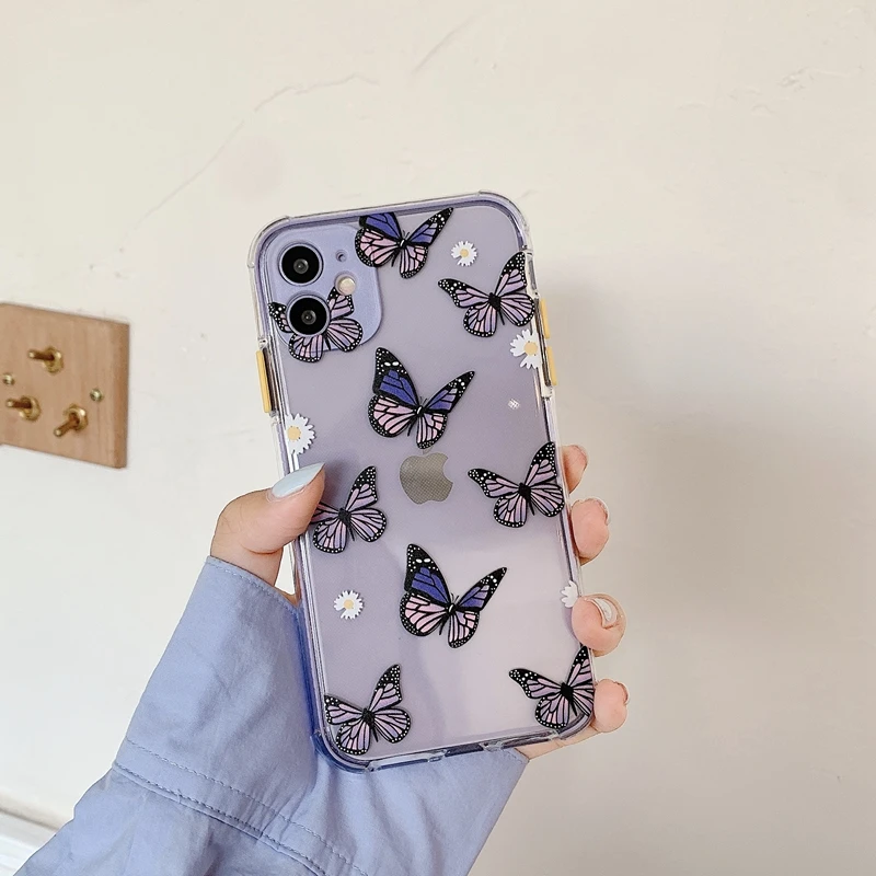 Чехол-накладка для iPhone 13 13pro 12 11 Pro Max X XR XS 8 7 Plus из ТПУ с защитой камеры | Мобильные