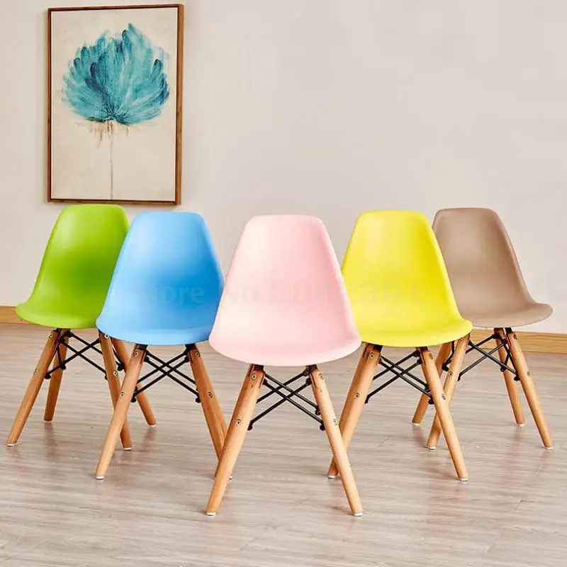 Детский стул для дома креативные красочные акриловые детский сад раннего