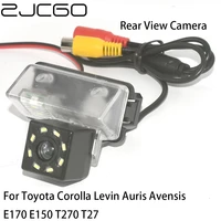 zjcgo ccd hd car rear view reverse back up parking waterproof camera for toyota corolla levin auris avensis e170 e150 t270 t27