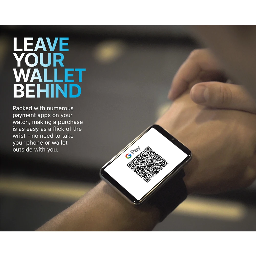 Умные часы DM100 4G для телефона спортивные Wi Fi GPS сенсорный экран музыкальный плеер