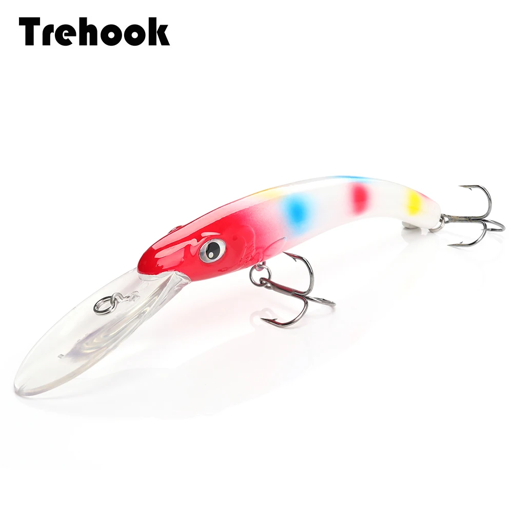 TREHOOK 12 см 20 г Троллинг/кренки воблеры для щуки/рыболовные приманки жесткие