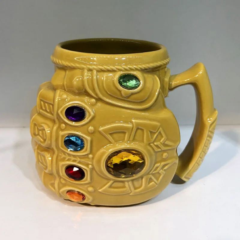 Новые Marvel перчатки Таноса кулак кофейные кружки аниме чашки и крутые пластиковые