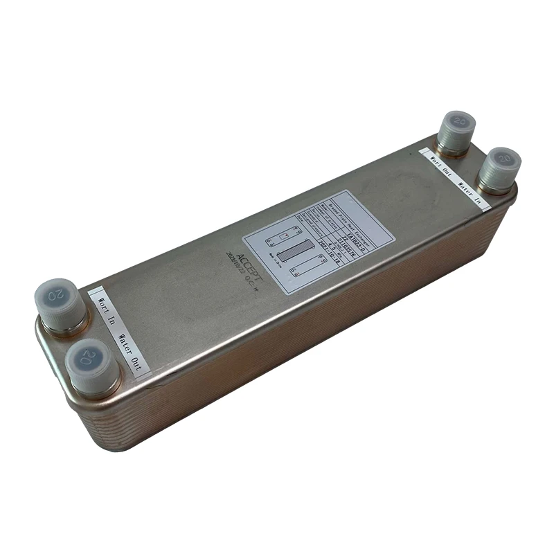 22 Plates ,4.5Mpa Brazed Plate Heat Exchanger , Floor And Water Heating,  Snow Melting