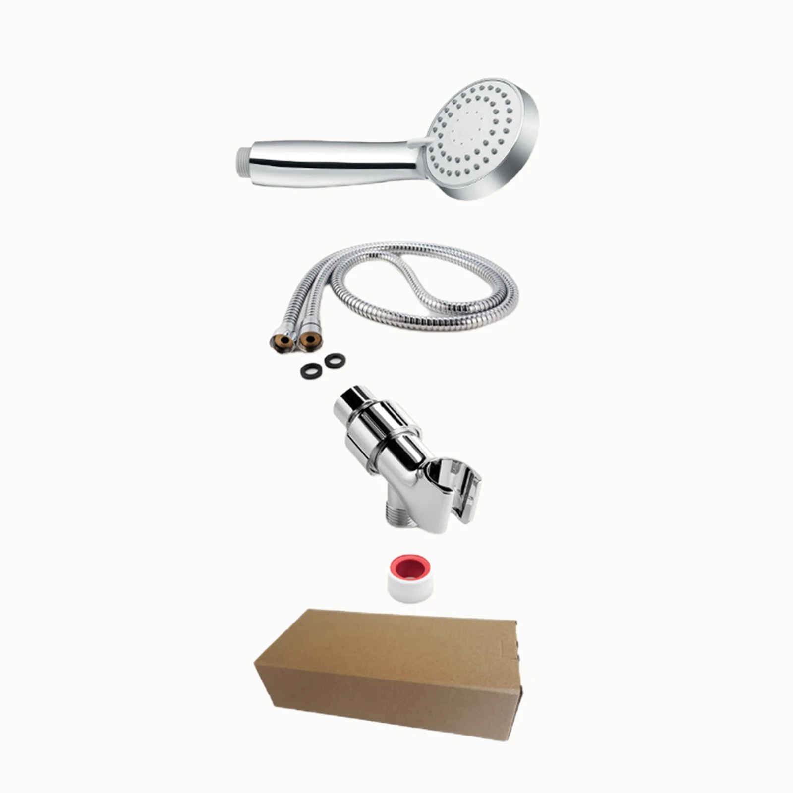 

Plactis Water Saving Handheld Bathroom Shower Head Supercharged ABS Anti Drop Showerheads Shower Nozzle