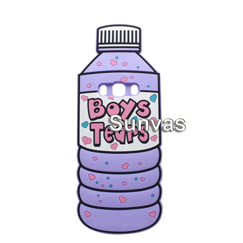 Purple Boys tears Для Samsung Galaxy J1, J5, J7, A5, A7(), 3D мультяшный Мягкий силиконовый чехол, милый единорог, задняя крышка, оболочка, чехол для телефона, чехол - Цвет: Purple Boys tears
