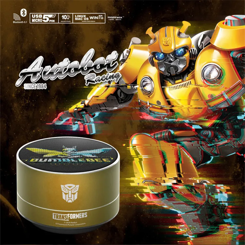 Беспроводная Bluetooth-Колонка Marvel Iron Man Портативная колонка с поддержкой Bluetooth