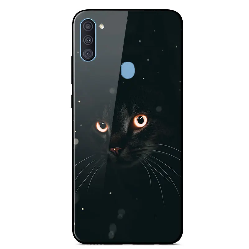 

Case For Samsung A11 Cartoon Flower Back Cover For Samsung Galaxy A11 SM-A115F A115F A115 6.4 inch Soft Silicone Protection Case