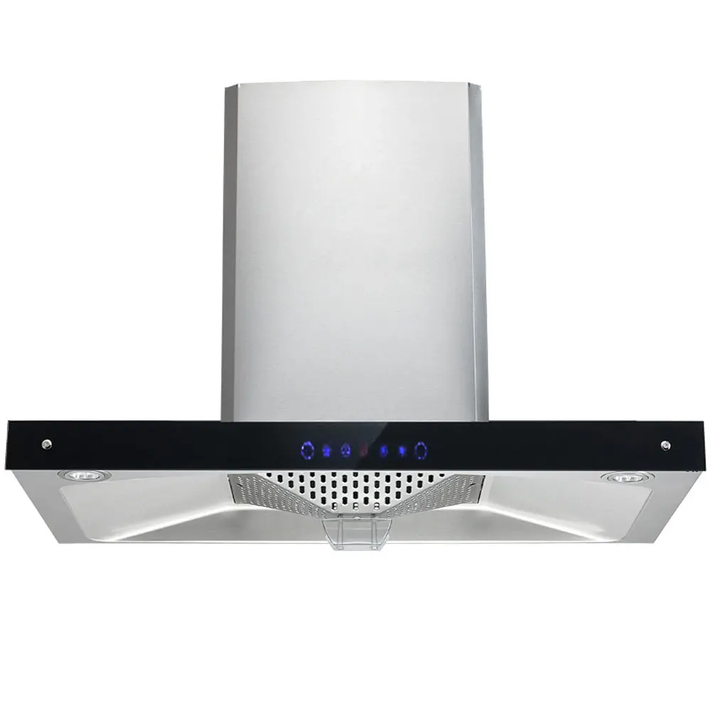 European Style Top Suction Range Hood T2 Touch Hood  Large Suction Kitchen Extractor Hood