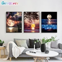 gatyztory%c2%a0painting by number kit acrylic paint scenery number painting for home decor on canvas painting for wall art 40x50cm fr