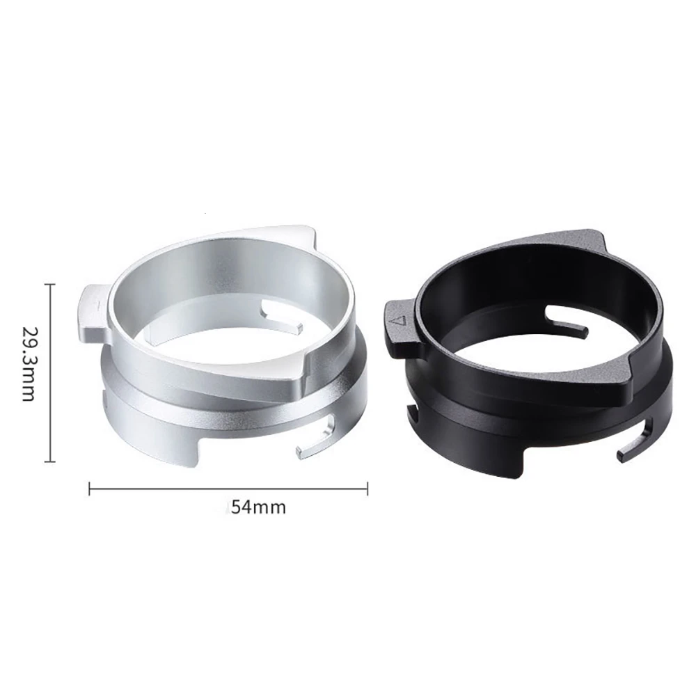 

54mm Stainless Steel Intelligent Dosing Ring Brewing Bowl Coffee Powder For Espresso Barista Funnel Funnels Accessories