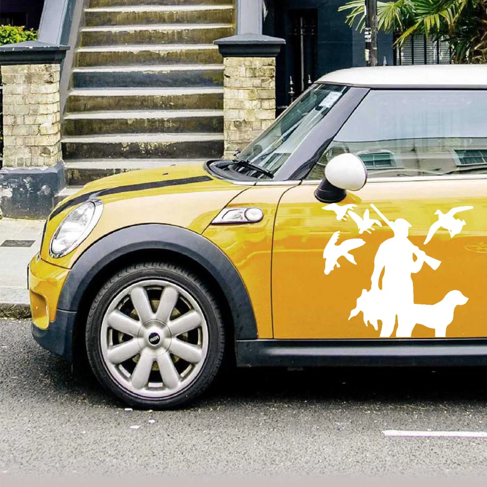 Виниловая наклейка с собакой на автомобиль кузов грузовика боковая дверь
