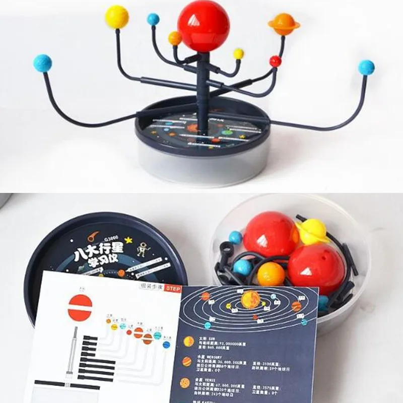 

Девять планет в Солнечной системе планетарный Рисование искусства и науки обучение детские образовательные игрушки «сделай сам»