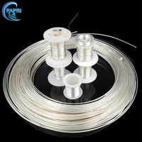 papri 0 1mm 3 0mm diy headphone cable 99 998 occ 4n hifi pure silver wire for audio cd player dca amplifer signal line