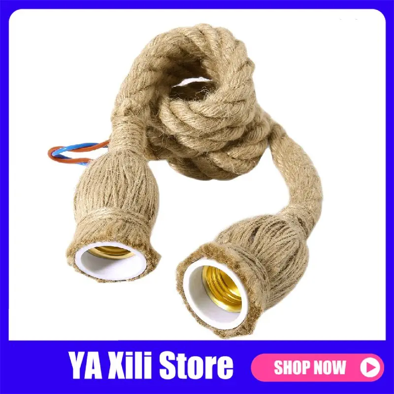 E27 промышленный подвесной светильник с двумя головками винтажная лампочка