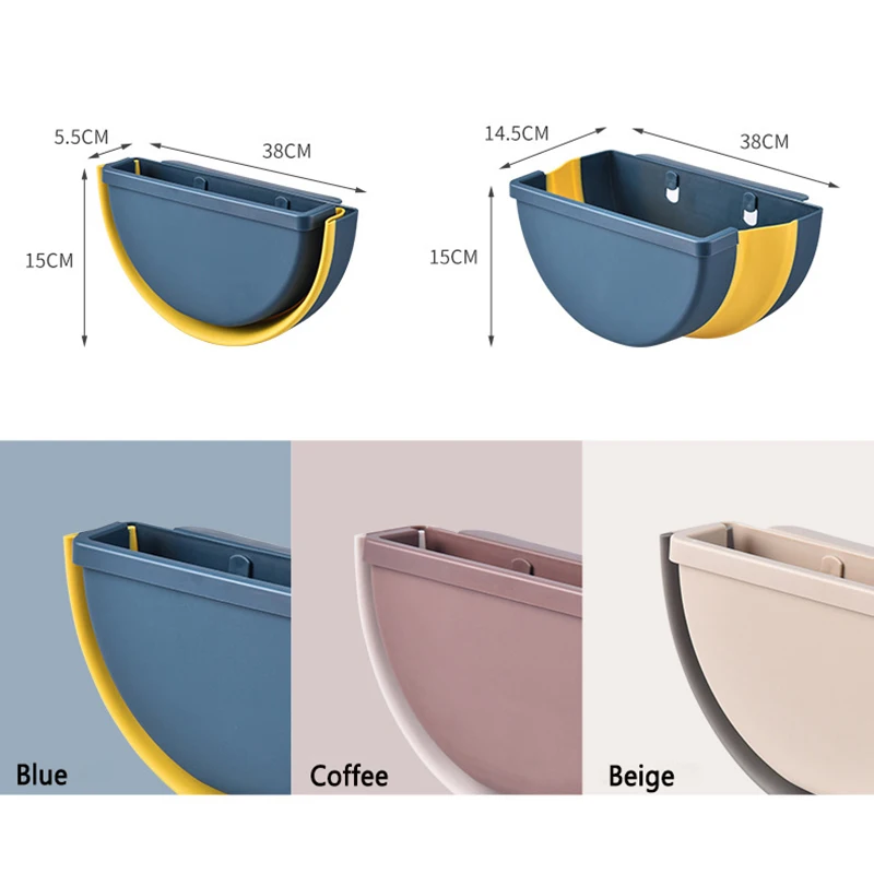 Кухонное мусорное ведро складное Автомобильное Мусорное подвесное для шкафа