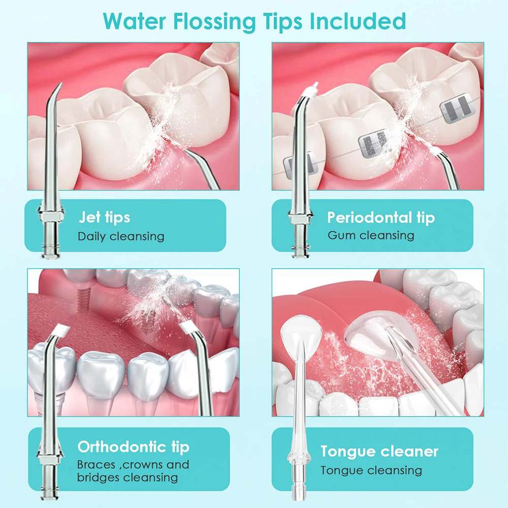 Ирригатор для полости рта KODO USB 2200 мАч 5 скоростей