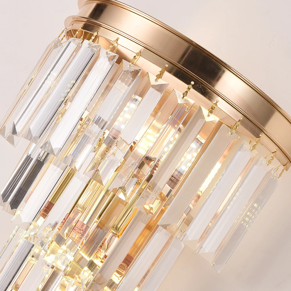 Купить 2 получают 15% прозрачная Хрустальная палочка Настенные светильники для