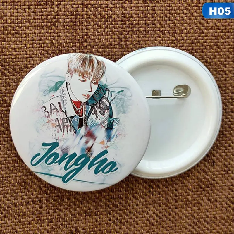 1 шт. Kpop ATEEZ брошь значок член мультфильм эскиз Броши SEONG HWA JONG HO для украшения