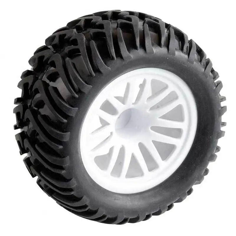 HSP-neum&aacute;tico de rueda de varilla 1:10 d128 mm, neum&aacute;tico de goma suave, piel para coches de control remoto 94188 HPI 94108, piezas modificadas, 4 Uds.-3