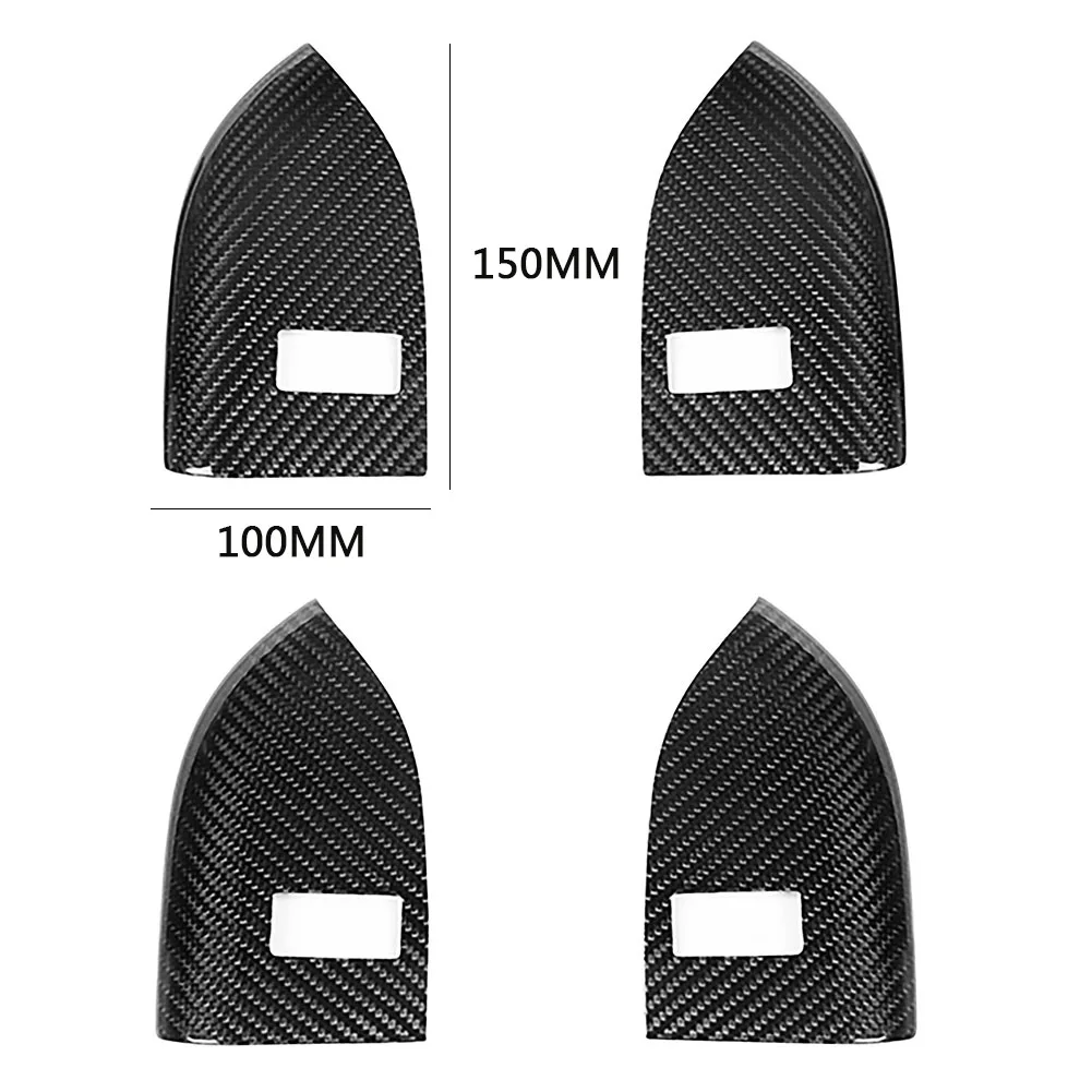 

for Land Rover Range Rover Sport 2018-2020 Carbon Fiber ABS Car Child Safety Door Lock Switch Panel Cover Trim