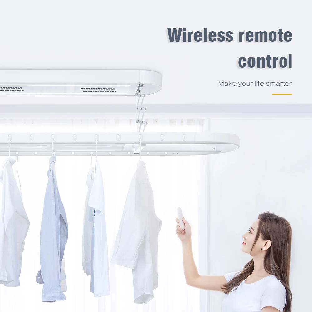 Xiaomi AQara умная сушилка приложение пульт дистанционного управления автоматический подъем воздуха в помещении 2 режима ветра с 26 отверстиями для умного дома