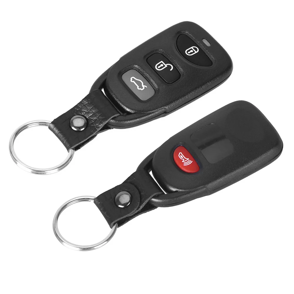 4 buttons KEYYOU новые ключа оболочки iPad 2/3/4 кнопки для hyundai Kia Carens брелок 2+ 1/3+ 1 кнопки дистанционного Управление Key Fob чехол Автозапуск - Количество кнопок: 4 buttons