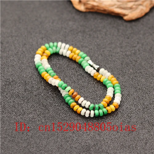 Натуральный триколор нефрит жадеит 6 мм бусины изумруд ожерелье модное