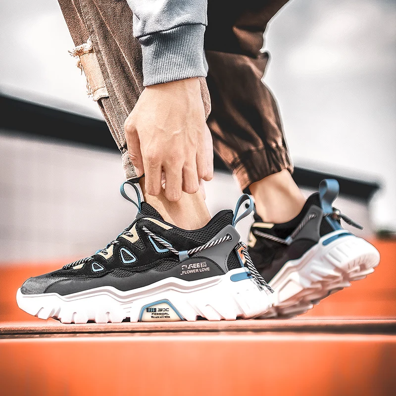 

Korean Sneakers High Top Sneakers Men's Sneaker Shoes Mens Casual Men Summer Mesh Sports Black Man 2020 For White Male