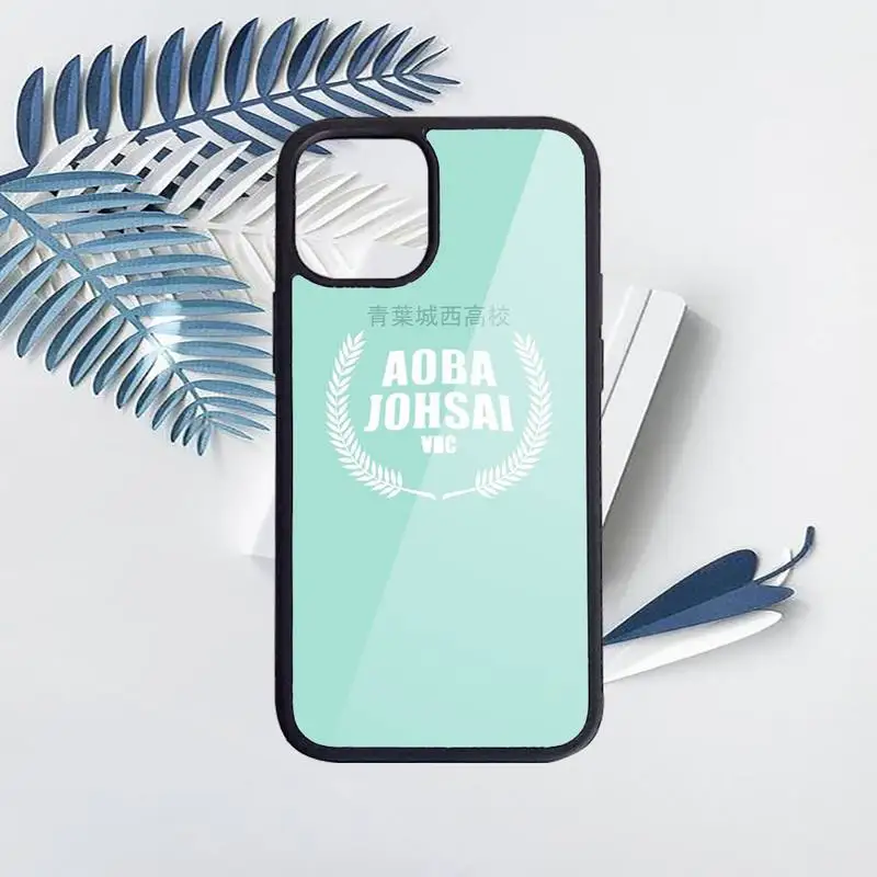 

Karasuno Nekoma Haikyuu Phone Case for iPhone 11 12 pro XS MAX 8 7 6 6S Plus X 5S SE 2020 XR Hard PC