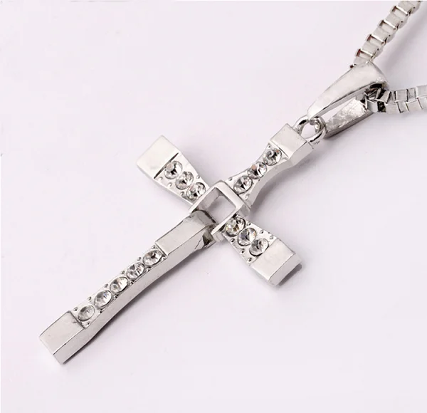 Быстро Форсаж Кулон Креста Подвески Доминик Торетто Цепное Ожерелье