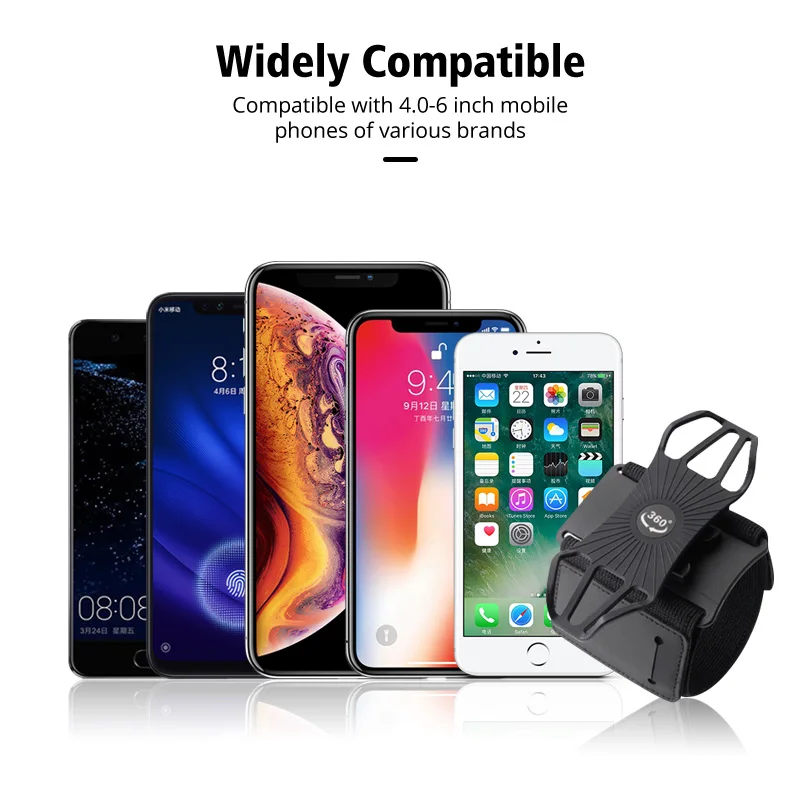 Съемный наручный держатель повязка для мобильный телефон спортивный браслет