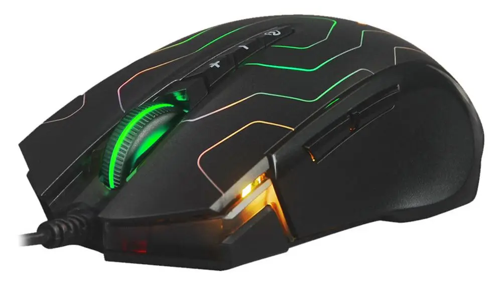 Мышь A4Tech X89 Maze черный оптическая (2400dpi) USB (8but)|Мыши| |