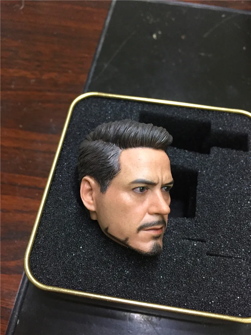 1/6 масштаб Ironman Tony Stark Young/старая голова скульптурная фигура тела DIY фигурки