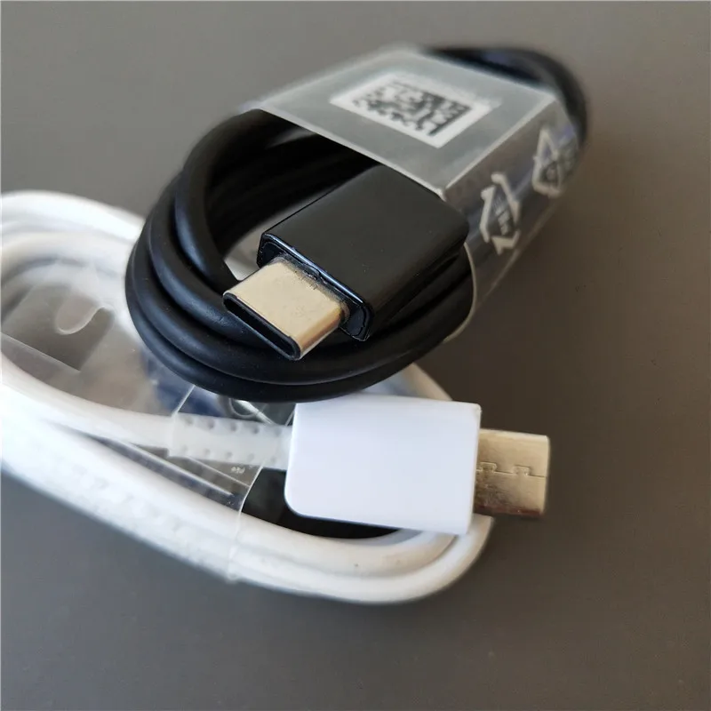 10 шт./лот 1 м USB Type C кабель для быстрой зарядки и синхронизации данных Samsung S10 S9 S8 Plus