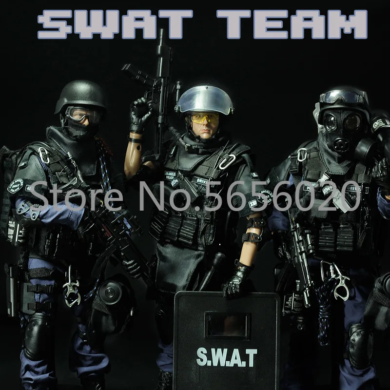 

1/6 action figure SWAT Team troops soldiers (3 Set) collection model toy
