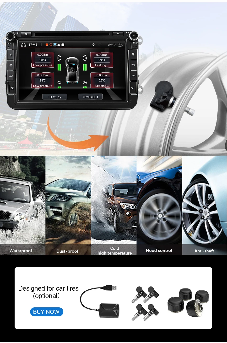 Eunavi 2 din Восьмиядерный 4 г 64 г Android 9 автомобильный DVD gps для VW Passat CC Polo GOLF 5 6 Touran EOS T5 Sharan Jetta Tiguan радио dsp