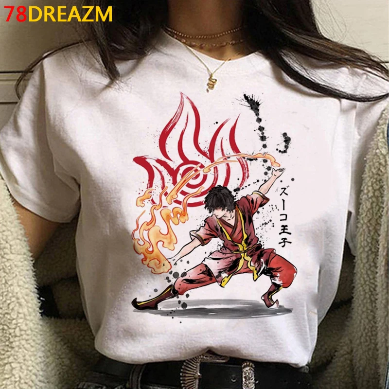 Аватар последняя футболка Airbender женская одежда для пары повседневные