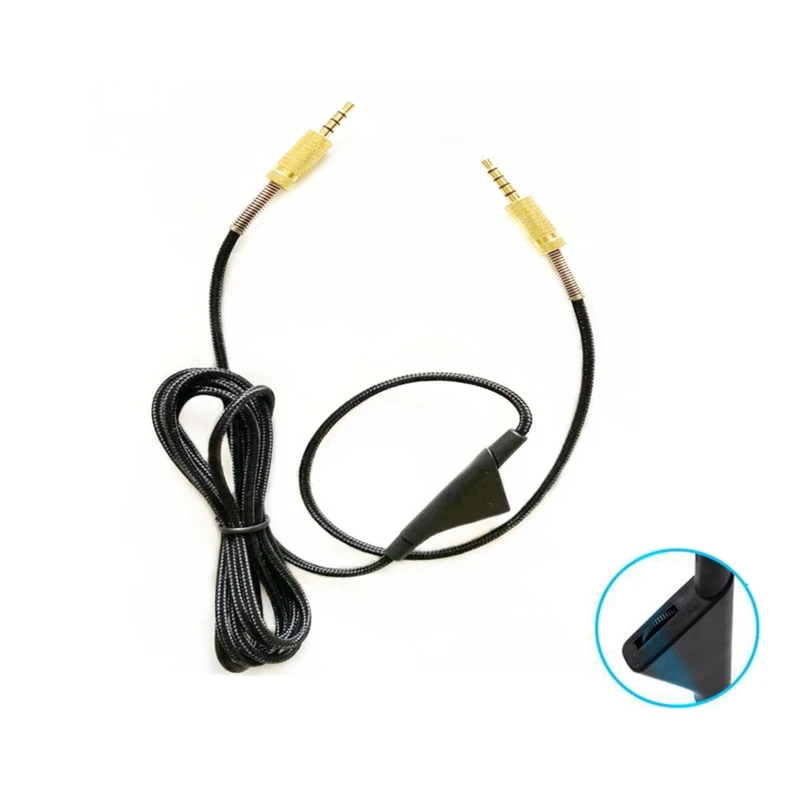 

Headphone Audios Cable Wire 2 Meter For Logitech-Astro A10 A40 G233 G433 PC 3.5mm brand new and high quality