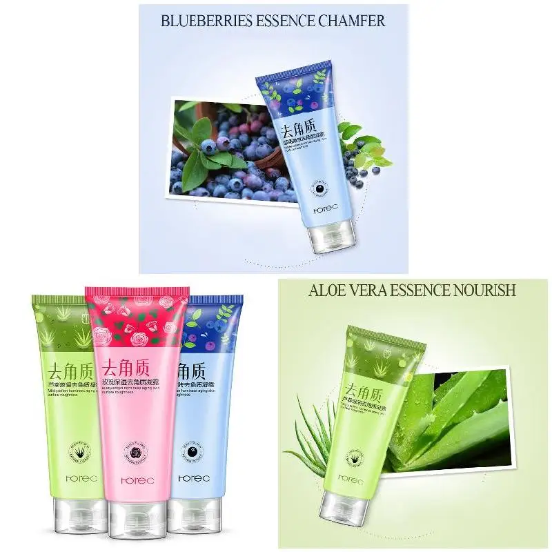 Отшелушивающий для лица пилинг гель-скраб глубокое очищение от угревой сыпи