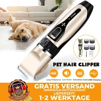 clipper for dog clipper grooming clipper kit usb professional rechargeable low noise pet hair trimmer display battery ac110 240v