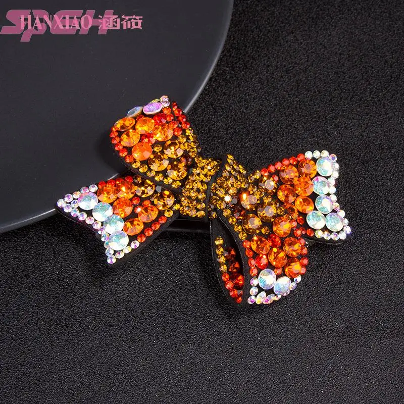 

Czech diamond bow cute hair clip woman back of the head clip horse tail clip cross clip hair clip headpiece