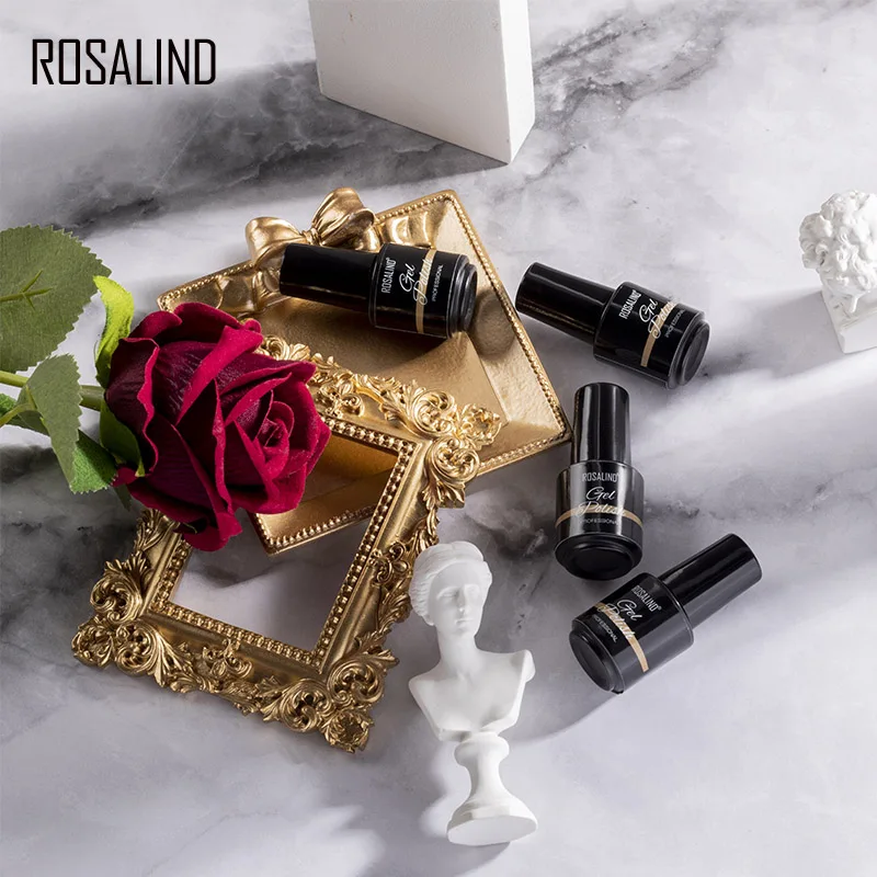 Набор гибридные Лаки Rosalind набор гель-лаков для ногтей 7 мл Базовое покрытие