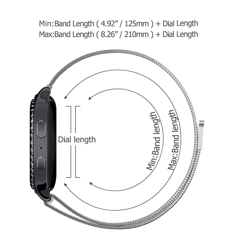 20 мм Frontier классический ремешок для samsung Galaxy Watch активный смарт-браслет для samsung gear S2 ремешок для samsung Galaxy Watch 42 мм