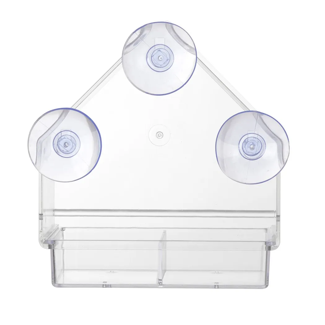 

Bird Bird Feeder Clear Feeder Glass Hanging Peanut Suction Table Viewing