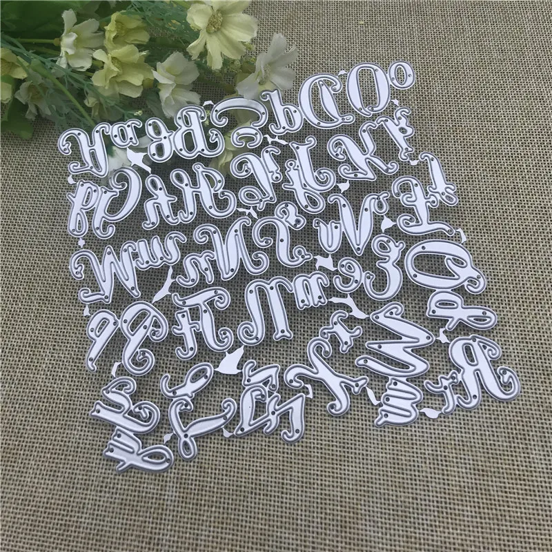 

Alphabet Letter craft Metal Cutting Dies Stencils For DIY Scrapbooking Decorative Embossing Handcraft Die Cutting Template