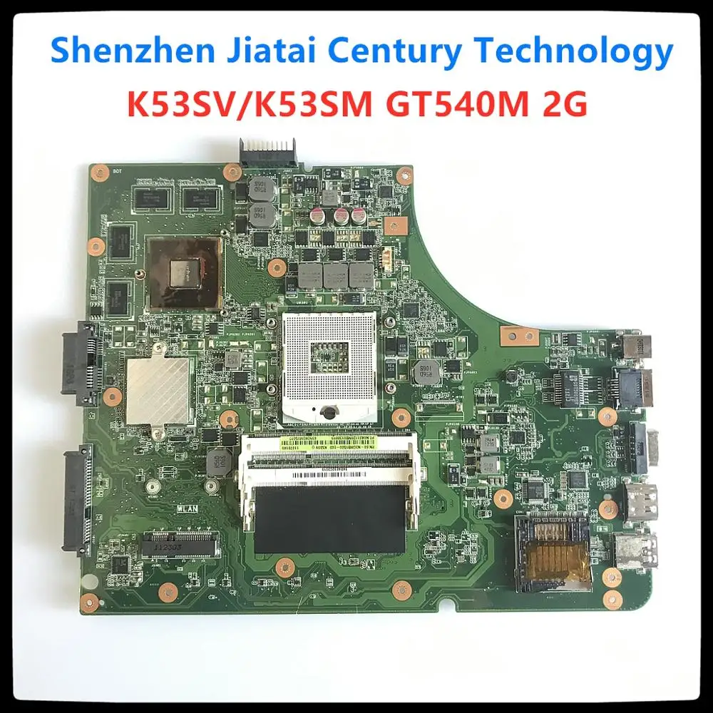 Материнская плата K53SV для ноутбука ASUS K53SM K53S A53S X53S P53S K53SJ K53SC материнская rev3.0/3 1 GT540M