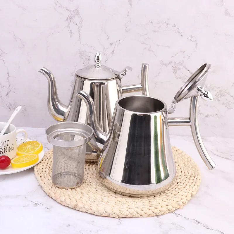 Кофейник из нержавеющей стали Couss Pot с ситечком чайный горшок цветочный