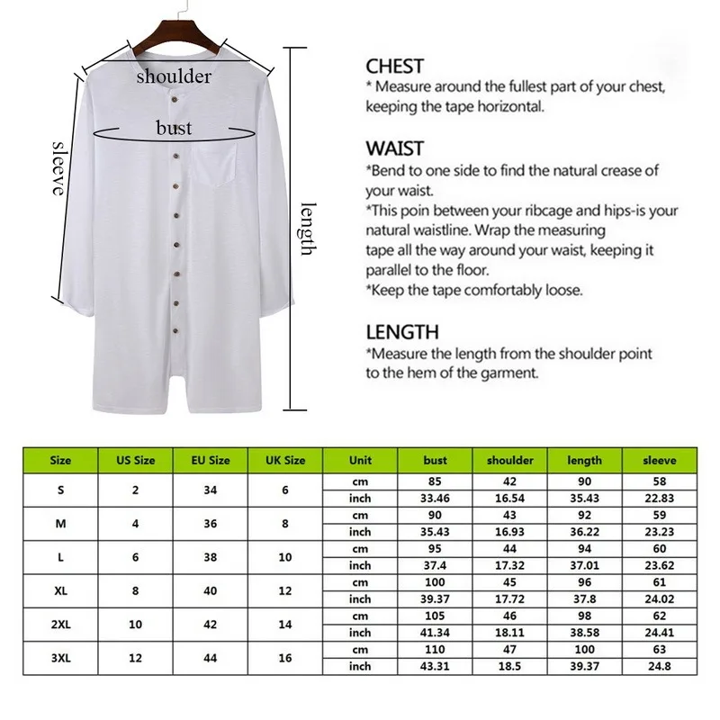 

Puimentiua Men Pajamas Rompers Long Sleeve Comfortable Homewear Leisure Mens Jumpsuit Sleepwear Solid Color Button Nightwear